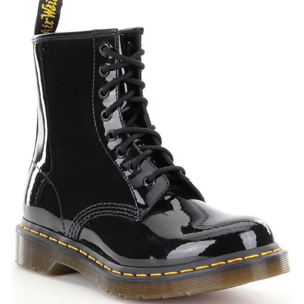 Dr. Martens Women's 1460 Classic Patent Leather Combat Boots
